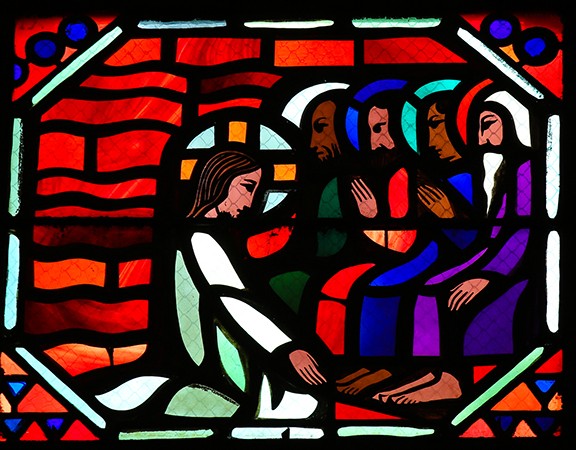 Jesus Washing Feet of Disciples